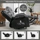 preview thumbnail 8 of 14, Manual Recliner Chair Leisure Chair Lounge Chair Armchair with Footrest Support and Heating Accent Chair Lounge Chair