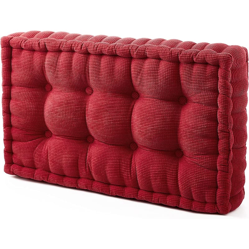 Rainha® 40" Ultra Thick Tufted Floor Pillow by DormCo