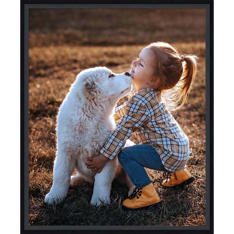 Lucie Black Framed Picture Frame, Photo Frame - 18x22 - Lucie Black