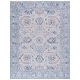 preview thumbnail 8 of 19, SAFAVIEH Tucson Erina Machine Washable Slip Resistant Shabby Chic Rug 8' x 10' - Blue/Beige - Rectangle
