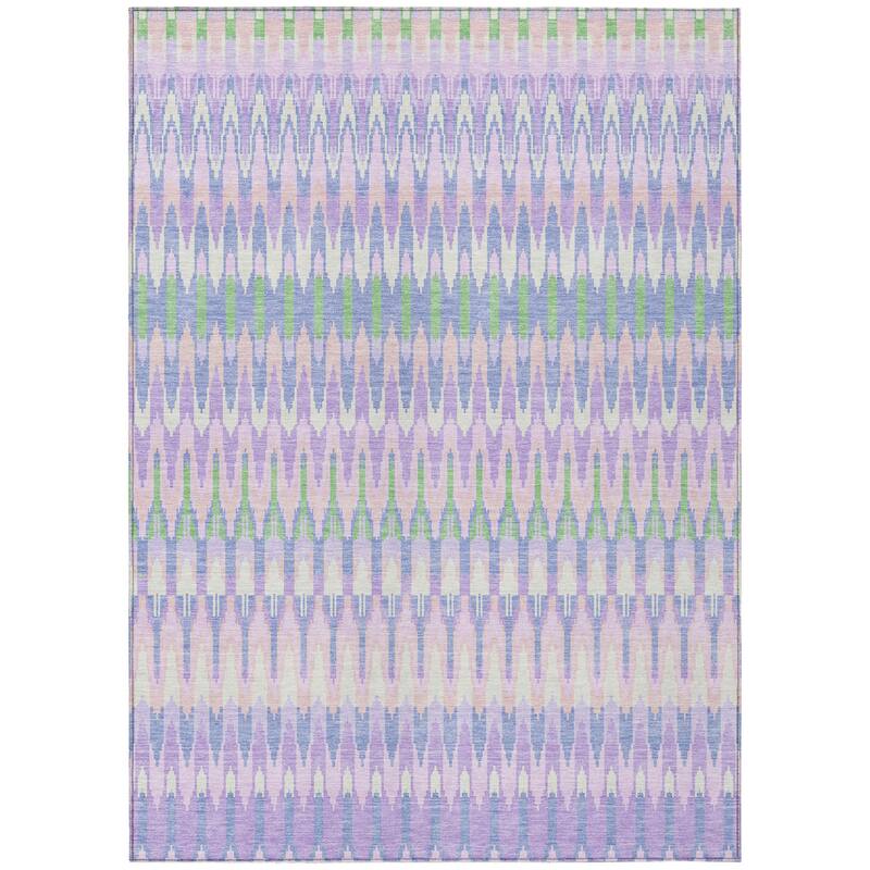 HomeRoots Southwestern Transitional Rectangle Outdoor Rug