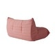 preview thumbnail 35 of 43, Teddy Fabric Lazy Sofa Sets for Bedroom Living Room,Comfortable Bean Bag Chair Floor Couch