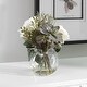 preview thumbnail 4 of 3, Uttermost 60182 Belmonte 13" Tall Glass Faux Flora Planter