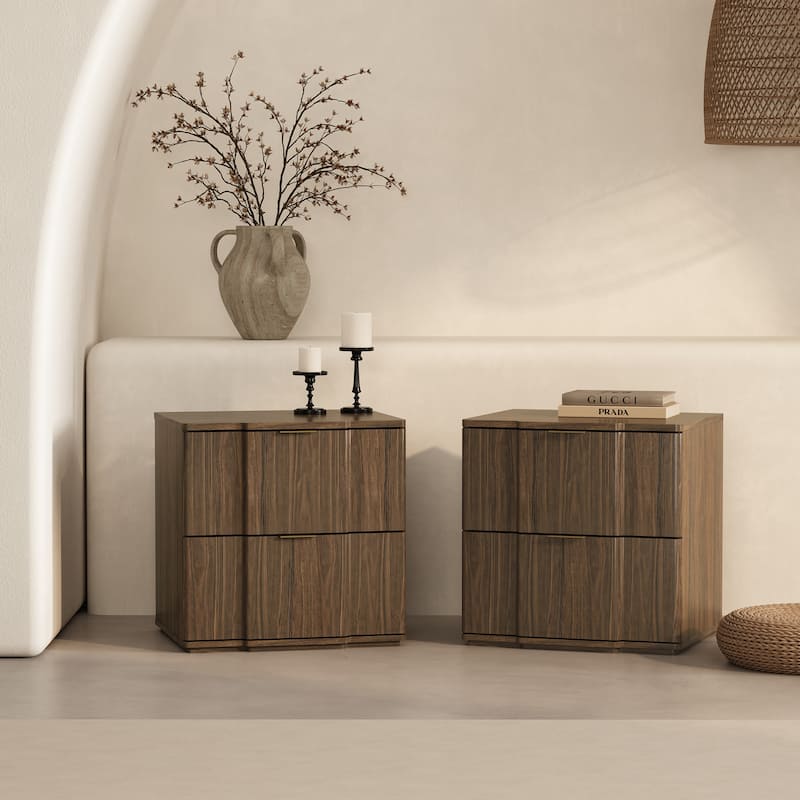 Manhattan Comfort Clive 22" Nightstand (2-Drawer)