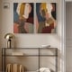 preview thumbnail 25 of 59, Contemplation Dialogue Abstract Art Set Canvas Print by Art Remedy