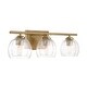 preview thumbnail 4 of 3, Minka Lavery 2723 Glint 3 Light 24" Wide Bathroom Vanity Light with