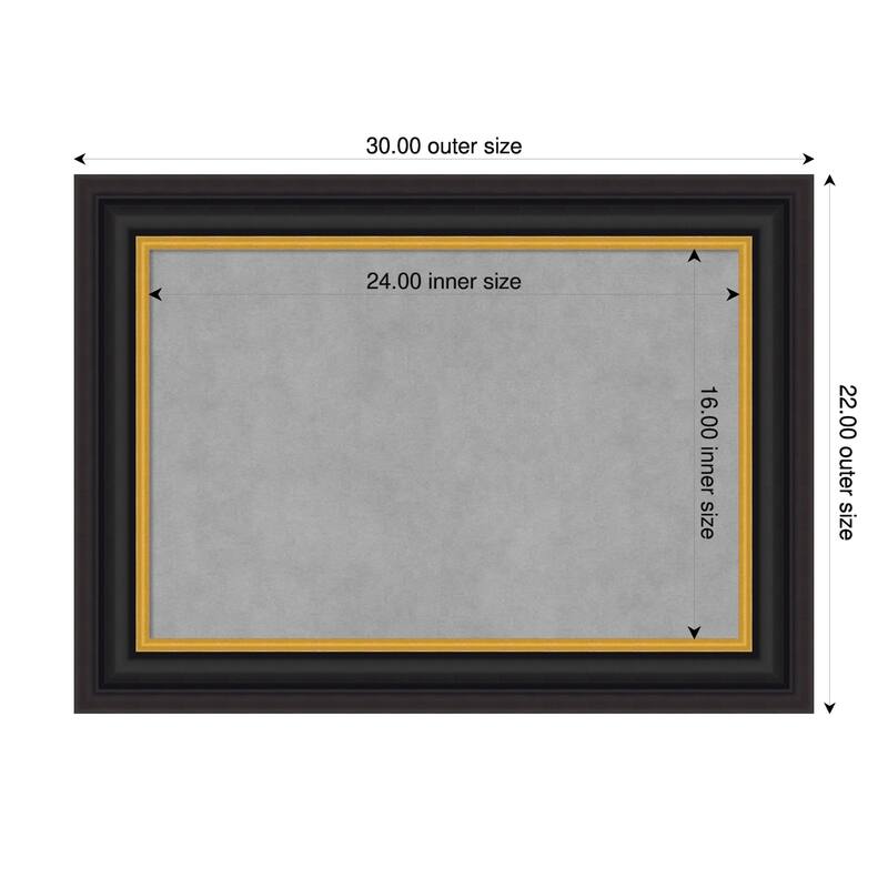 Amanti Art Sierra Black Brown Framed - 30 x 22 in - Sierra Black Brown