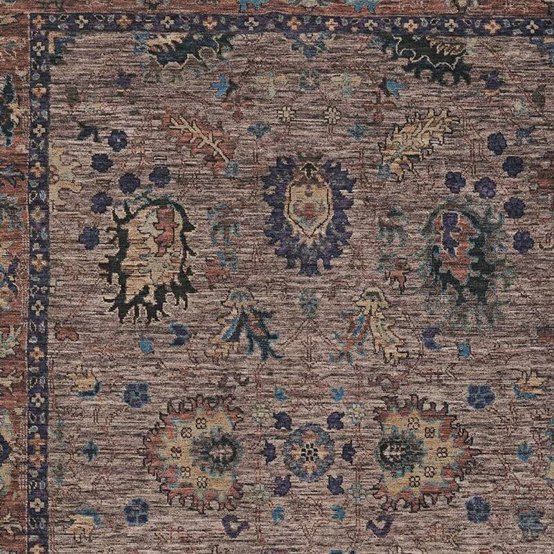 HomeRoots Floral Traditional Rectangle Outdoor Rug