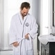 preview thumbnail 5 of 63, Superior 100% Cotton Embroidered Adult Unisex Luxury Bathrobe
