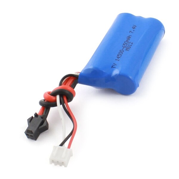 7.4V 650mAh 2x14500 in Series JST Rechargeable Lithium Polymer Li-ion Battery