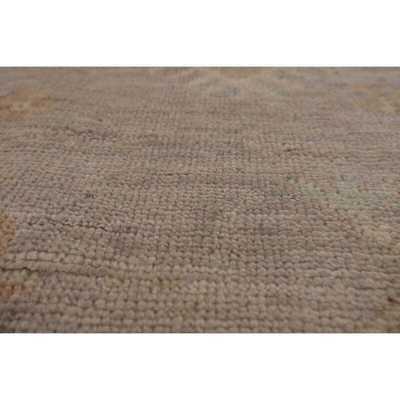 Oushak Vegetable Dye Area Rug Handmade Wool Carpet - 8'3"x 10'2"