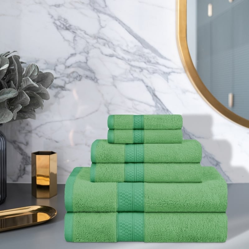 Superior Rayon from Bamboo and Cotton 6-Piece Towel Set