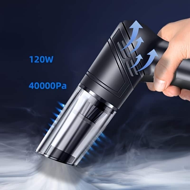 Cordless Handheld Vacuum Cleaner with High-Power Suction for Car Home and Tight Spaces