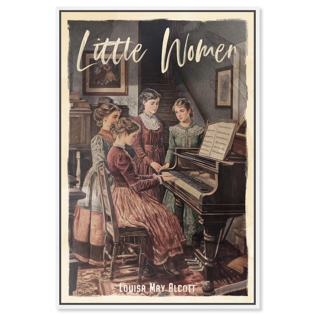 Little Women Canvas by Art Remedy