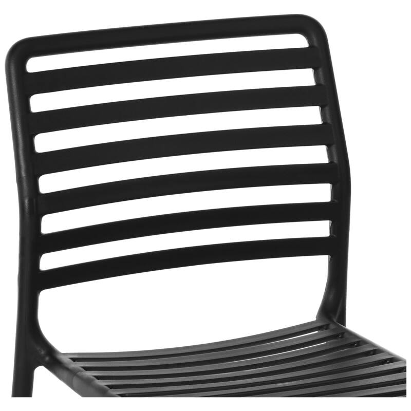 Frond and Form Outdoor Stacking Dining Side Chair (Set of 2)
