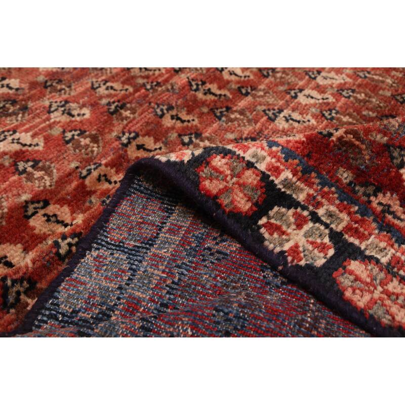 ECARPETGALLERY Hand-knotted Andelz Red Wool Rug - 3'9 x 9'9