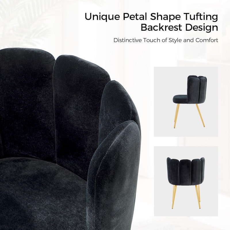 Anjela Side Chair with Tufted Back