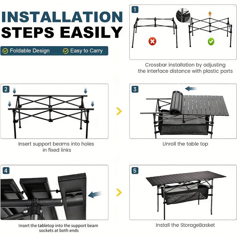 Aluminum Folding Camping Table