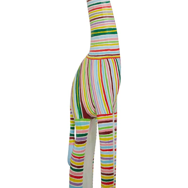 Multi Colored Wood Handmade Various Animals Sculpture