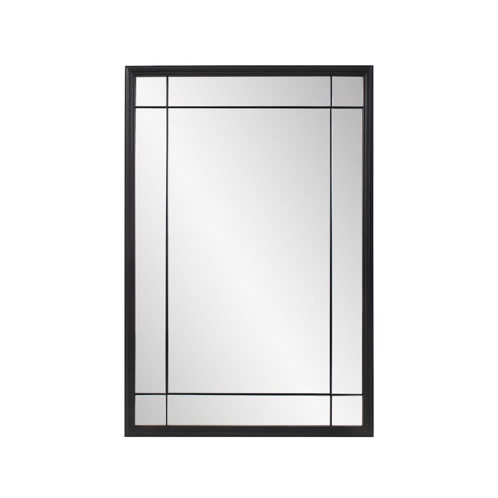 Allan Andrews Antique Brass Metal French Multi-Panel Framed Vantiy and Wall Mirror - 36"H x 24"W