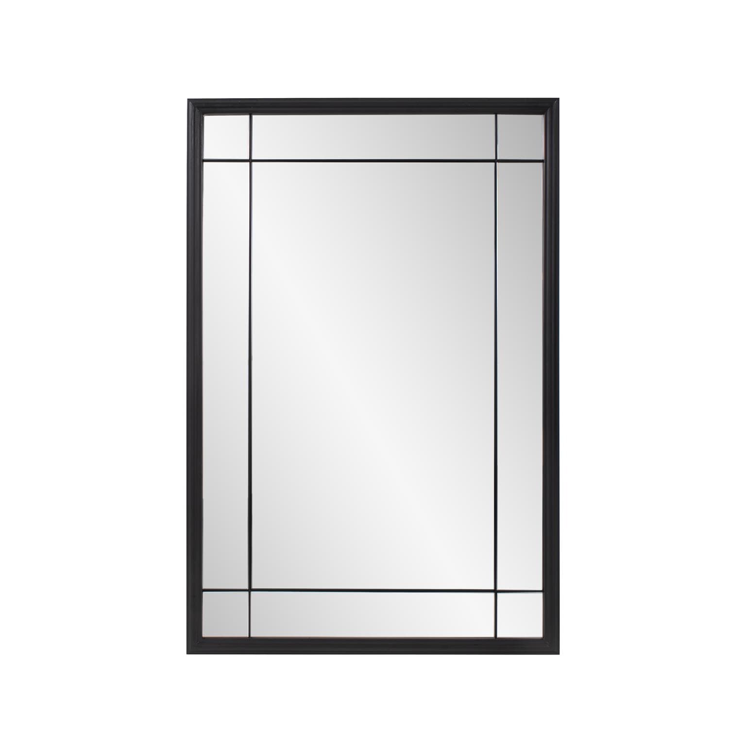 Allan Andrews Antique Brass Metal French Multi-Panel Framed Vantiy and Wall Mirror - 36"H x 24"W