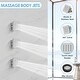 preview thumbnail 31 of 35, 12" Wall Mount LED Rainfall 3 Way Thermostatic Shower Faucets Sets with 6 Body Jets