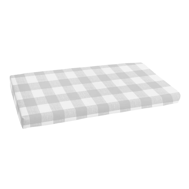Sorra Home Outdoor Bench Cushion - Anderson Sea Salt - 45 in W x 18 in D x 2 in H