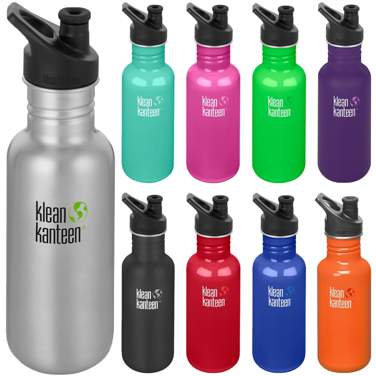 Shop For Klean Kanteen Classic 18 Oz Single Wall Bottle With 3 0 Sport Cap Get Free Delivery On Everything At Overstock Your Online Kitchen Dining Store Get 5 In Rewards With Club O