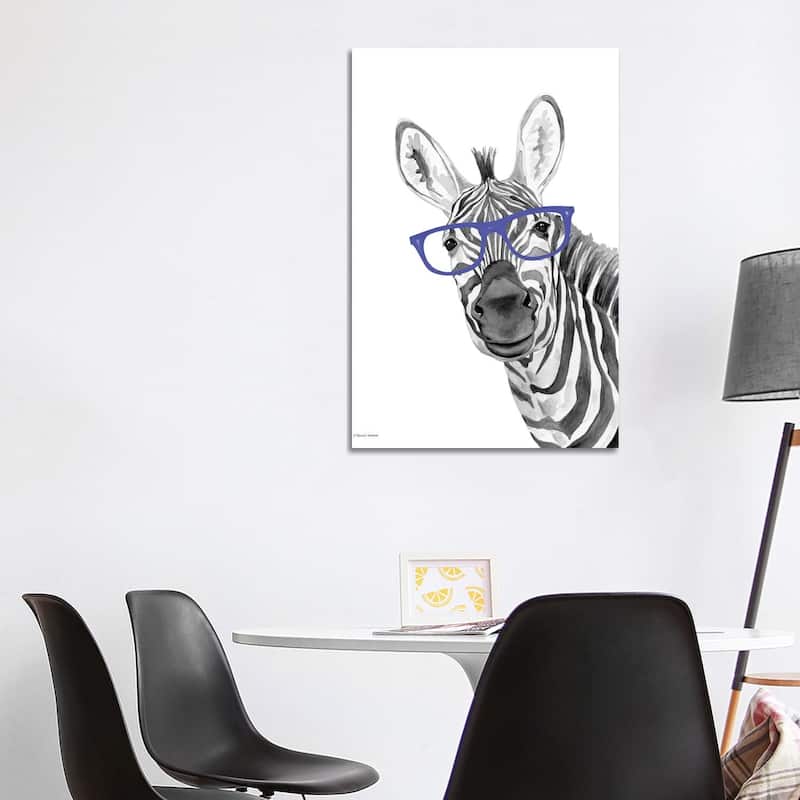 iCanvas "I See You Zebra" by Rachel Nieman Canvas Print - 40x26x1.5