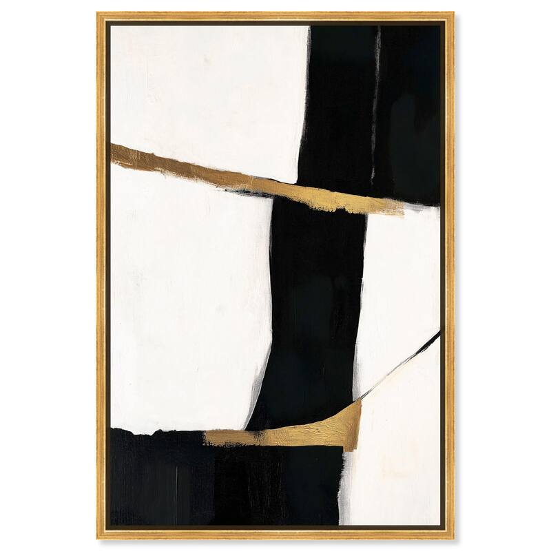 Nexus Counterbalance II Canvas by Art Remedy - Gold - 36" x 54"