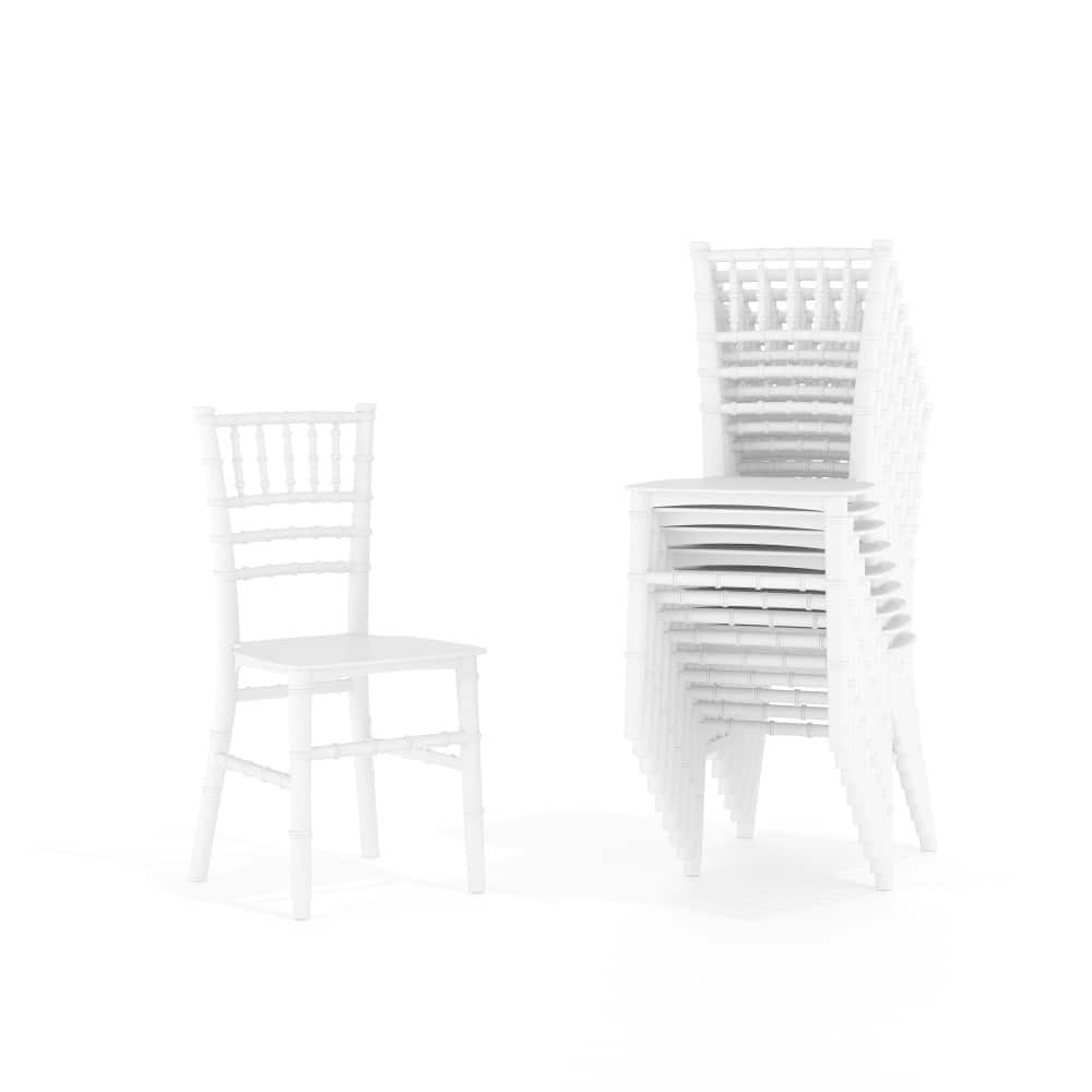 Set of 10 Children's Classic Resin Chiavari Chairs for All Occasions