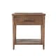 preview thumbnail 2 of 9, Ciaria 1-Drawer End Table Brown by Kosas Home