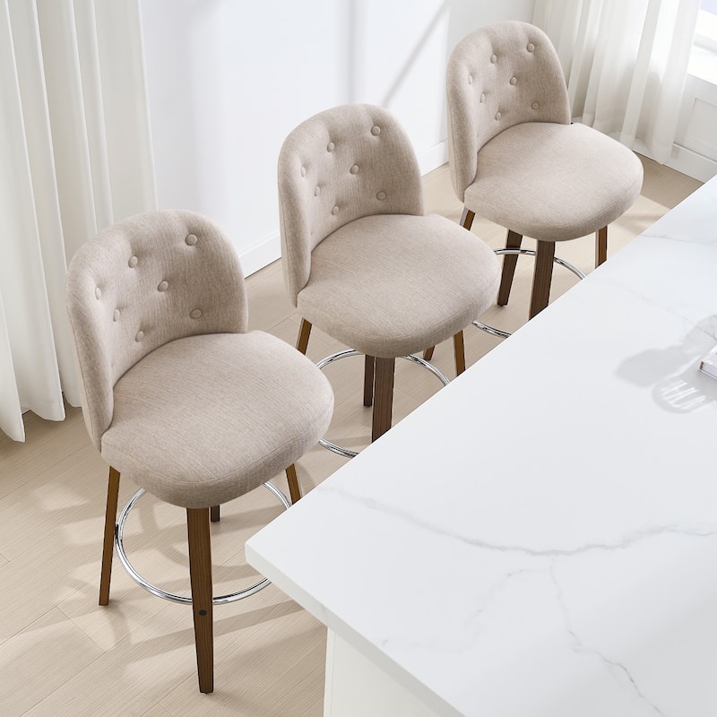 26"/29" Swivel Bar Stools/ Counter Stool with Bentwood Legs