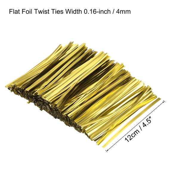 Foil Twist Ties Plastic Closure Tie for Manage Cords Bed Bath
