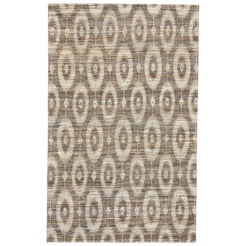 Grand Bazaar Lacombe Hand Woven Transitional Rug - 5' x 8' - Gray