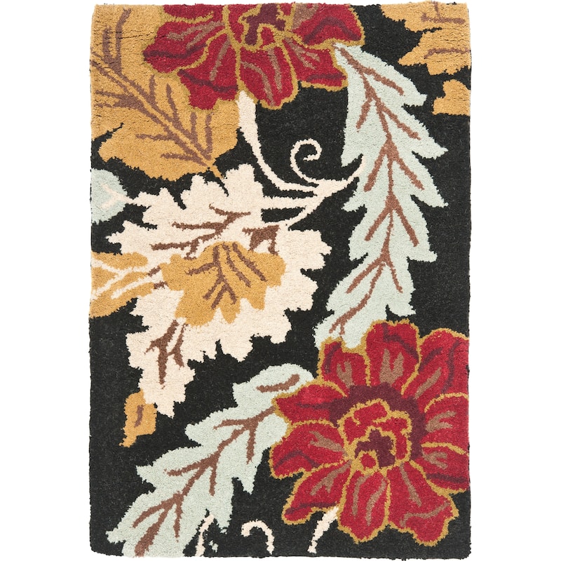 SAFAVIEH Handmade Blossom Nohemi Modern Floral Wool Rug