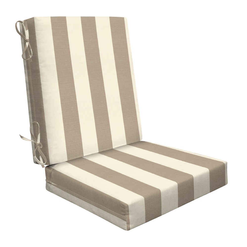Outdoor Highback Dining Chair Cushion
