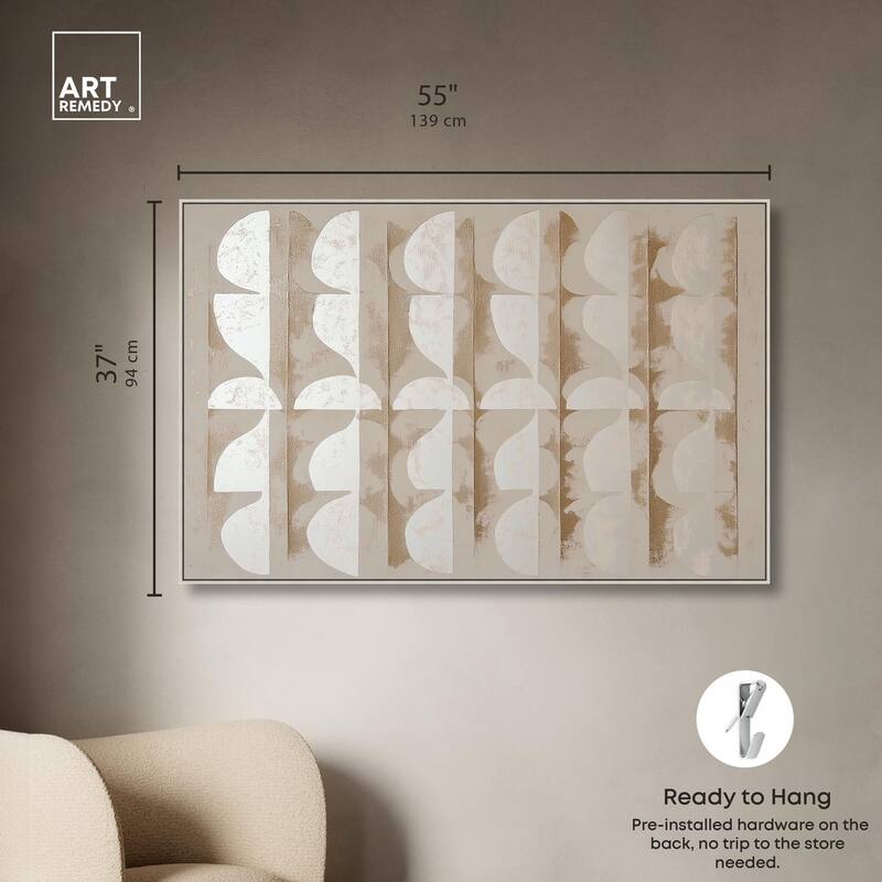 Columnar Shapes I Canvas by Art Remedy