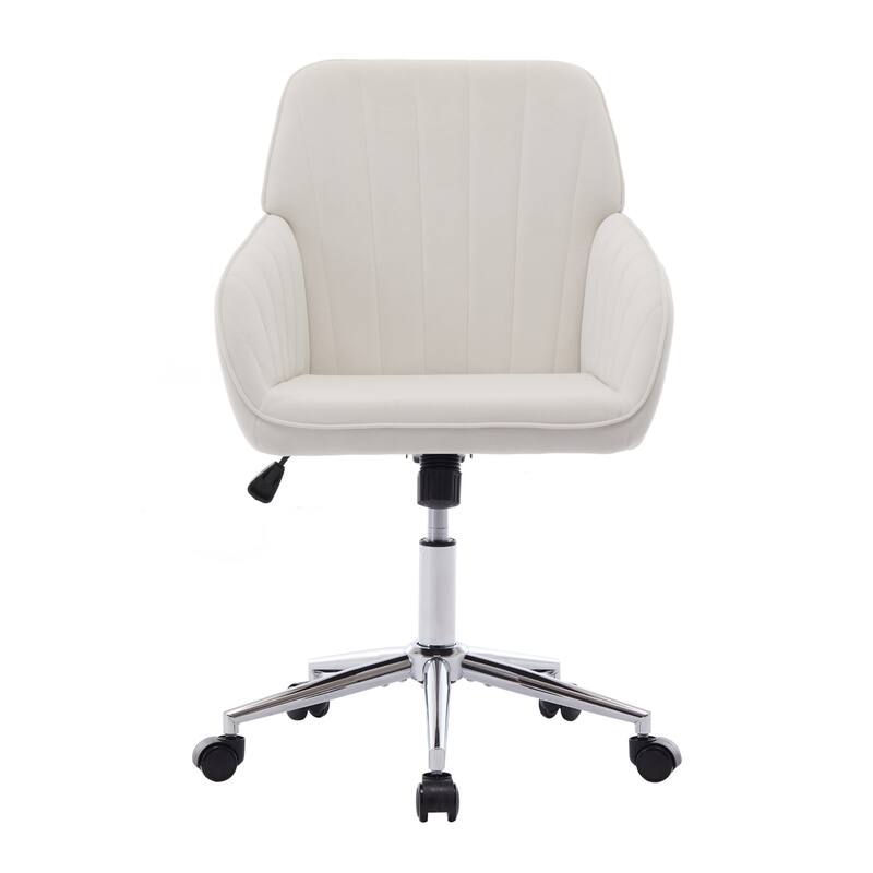 Modern Upholstered Swivel Office Chair