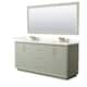 Option Light Green / Giotto Quartz Top / Satin Bronze