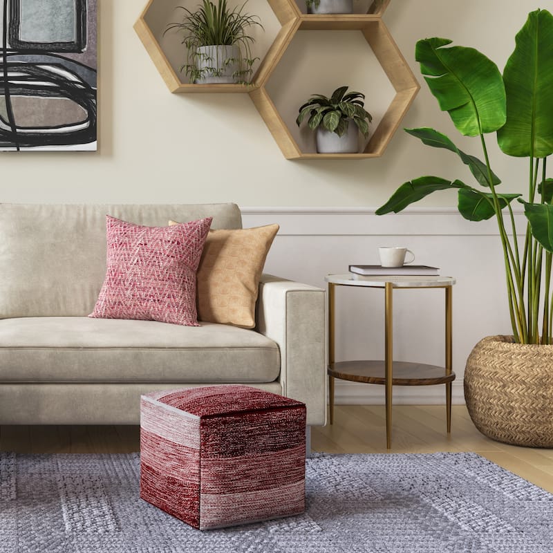 WYNDENHALL Fleetwood 18 inch Wide Metal Round Marble & Wood Side Table in White/Natural - 18" W x 18" D x 23" H - White/Natural