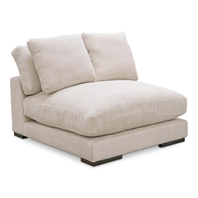 NADAAL STUDIOS Keira, Slipper Chair, Corduroy Upholstery - 41.5"W x46"D x33"H