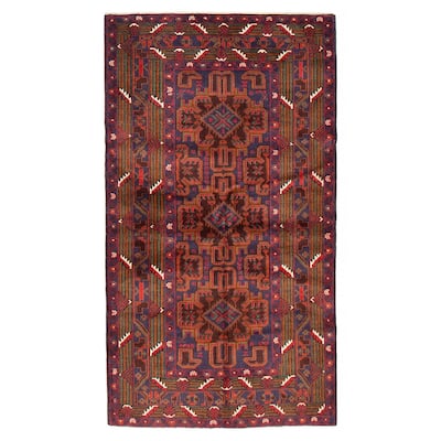 Teimani Brown Rug 3'7" x 6'4" - 3'7 x 6'4