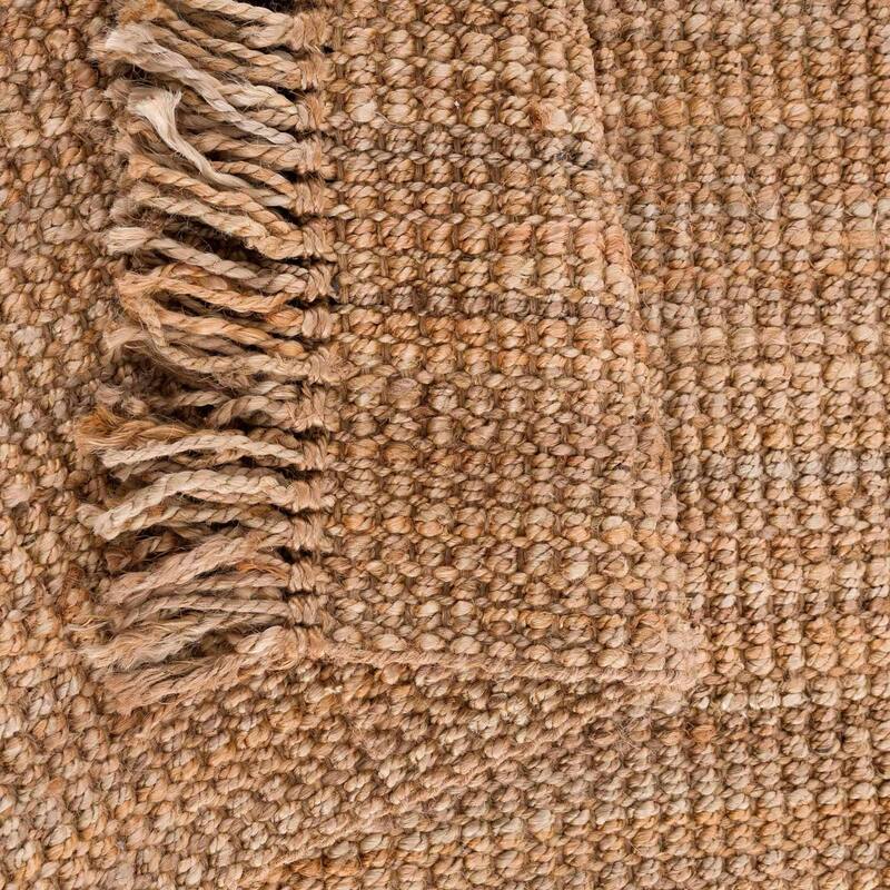 Hauteloom Jute Rug Collection - Natural Fiber Jute Farmhouse Area Rug