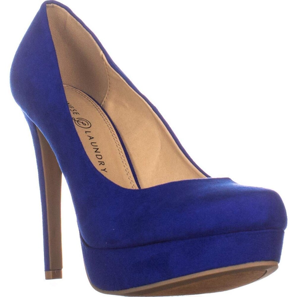 chinese laundry blue heels