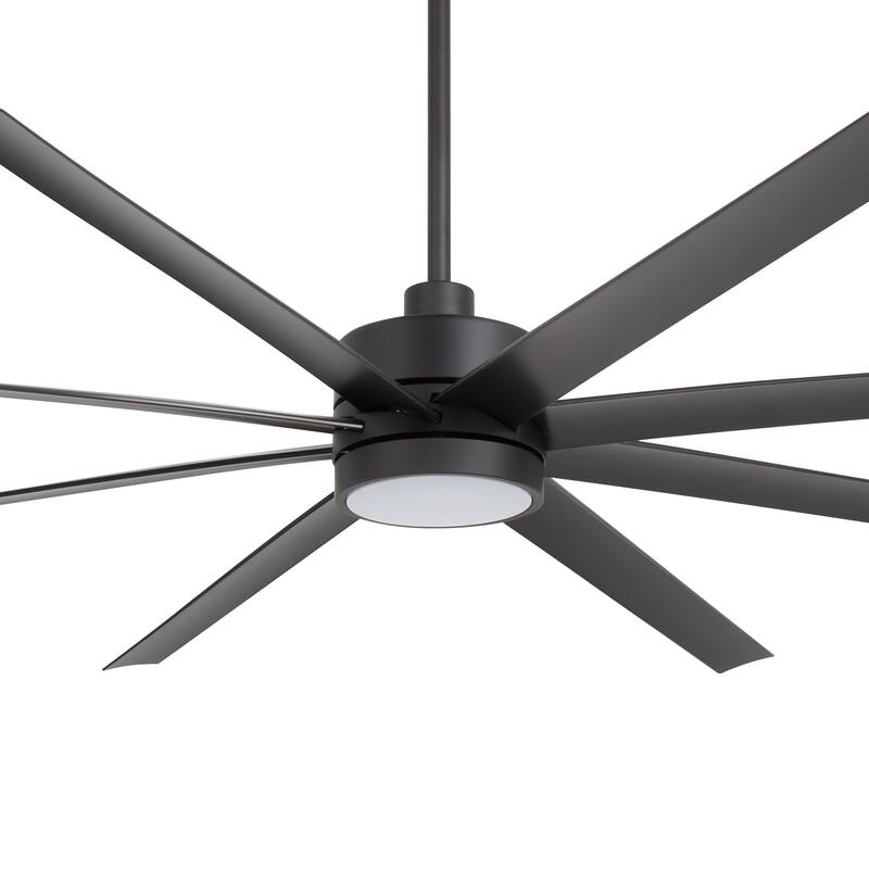 65/72/84 Inches Large LED Ceiling Fan with Light Remote(8-Blade)