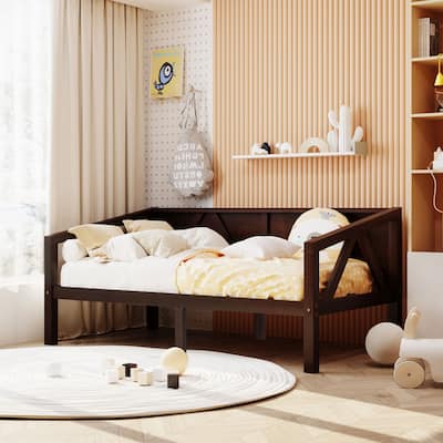 Multi-Functional Design Twin Size Daybed 79.5" X 57.1" X 34.7"(L X W X H)