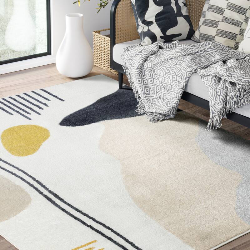 Abani Rugs Deco DEC180A Modern Abstract Area Rug