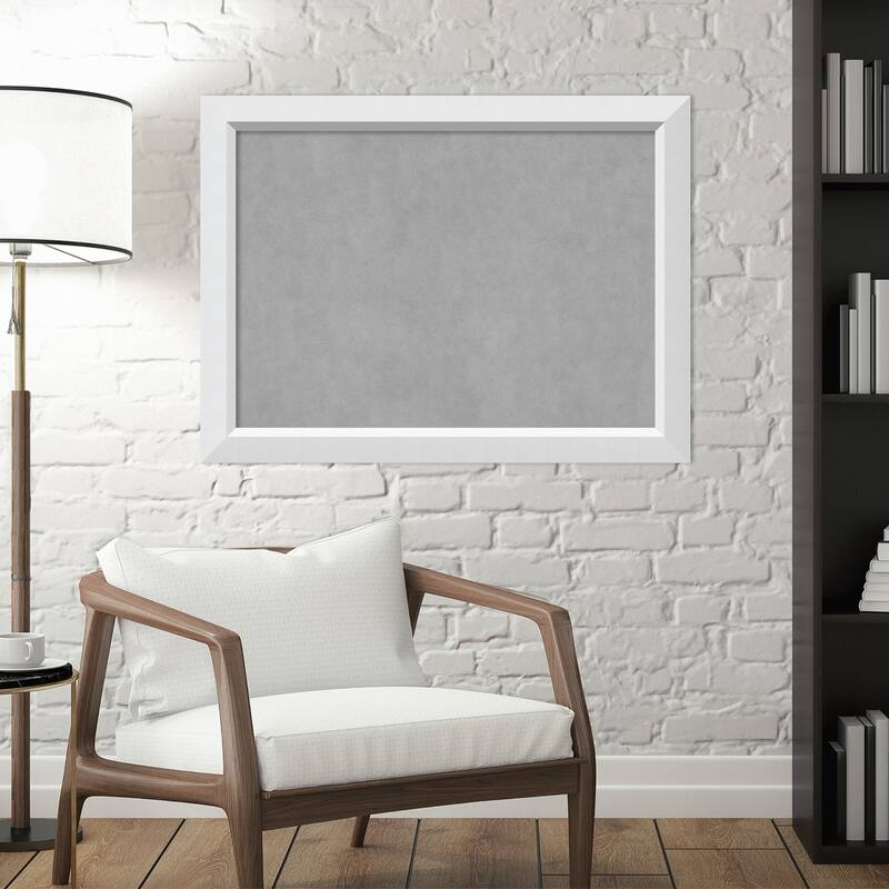 Framed Magnetic Board, Blanco White