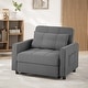 preview thumbnail 14 of 64, 3-in-1 Adjustable Sleeper Sofa Bed, Pull Out Chair Sofa, Convertible Folding Bed for Living Room